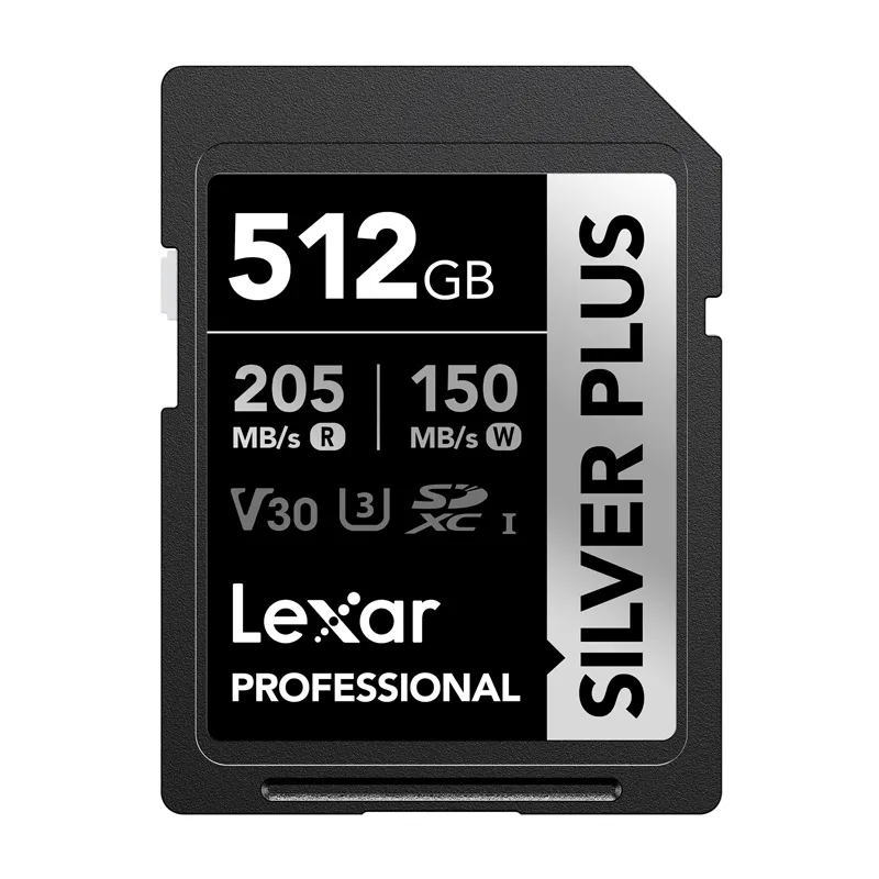 Lexar Professional SILVER PLUS SDXC 512GB memory card